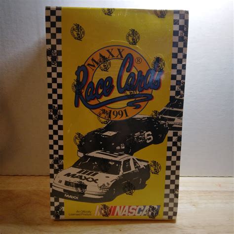 1991 Maxx Nascar Race Cards Wax Box Mike N Mandys Corner