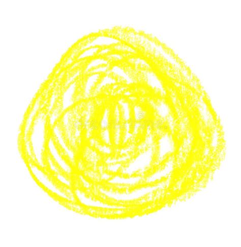Abstract Form In Yellow Suitable As A Separate Element Or Background