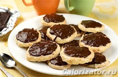 Печенье песочное с шоколадом - калорийность, состав, описание ...