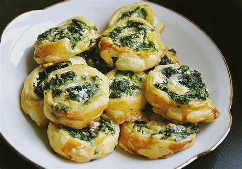 blatterteig spinat schnecken von xaara chefkoch fingerfood