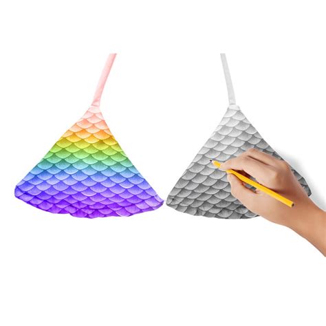 Custom Reversible Mermaid Bikini Top Two Oceans Mermaid Tails