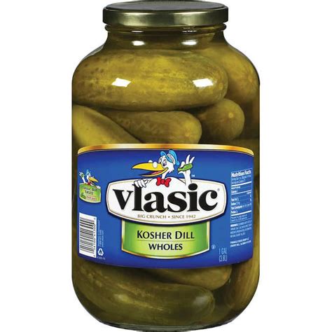 Vlasic Kosher Whole Dill Pickles Gallon Michigan Food Vlasic