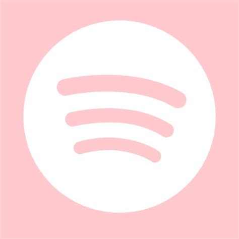 Pink Spotify Icon App Store Icon Aesthetic Icons For Apps Pink Phone