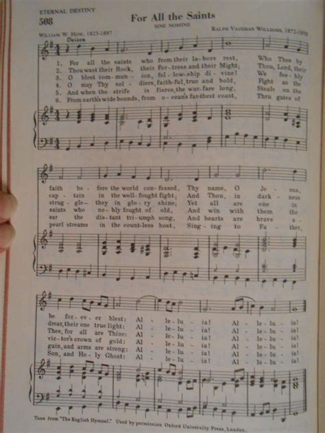 For All The Saints Who From Their Labor Rest For All The Saints