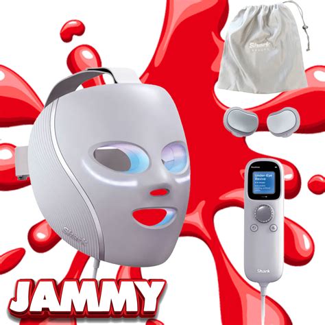 SHARK CRYOGLOW LED ANTI-AGEING, COOLING & BLEMISH REPAIR MASK! – JAMMY