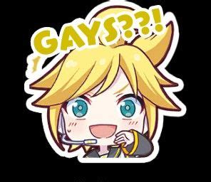 Len ProjectSekai Stamp Vocaloid Gay Sticker Vocaloid Funny