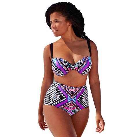 Dropshipping European Women Bikini Sets Swimwear Steel Plate Behind Gather Bikini Women Swimsuit