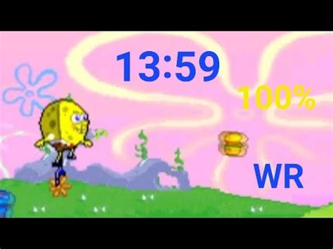 SpongeBob SquarePants Battle For Bikini Bottom GBA Chapter 1 100 In 13 59 World Record