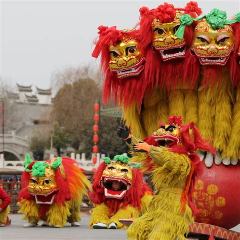 Chinese New Year Lion Dance Head