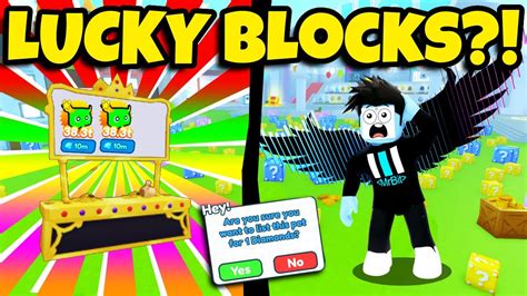 The Pet Simulator X Lucky Block Update Is BROKEN Trading Booth Update