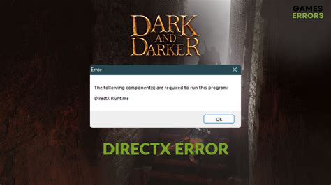 Dark And Darker Directx Error Most Working Ways To Fix It