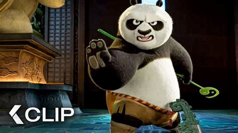 Po kämpft gegen Zhen KUNG FU PANDA 4 Clip Trailer German Deutsch