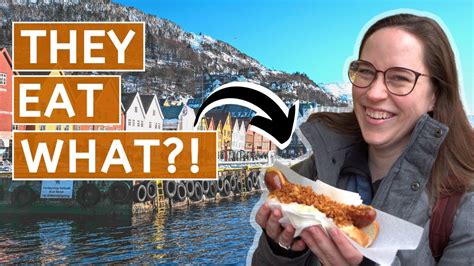 Must Try Foods In Bergen Norway American Tries Norwegian Food With