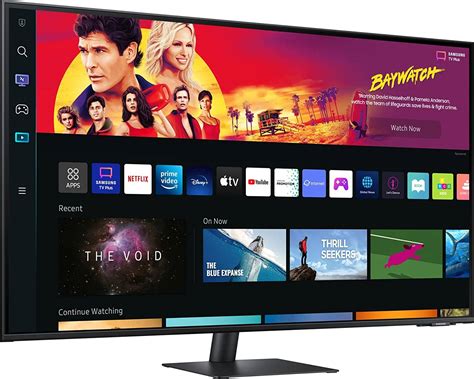 Samsung M7 43" UHD Flat Smart Monitor, Max 60Hz Refresh Rate, 4ms ...