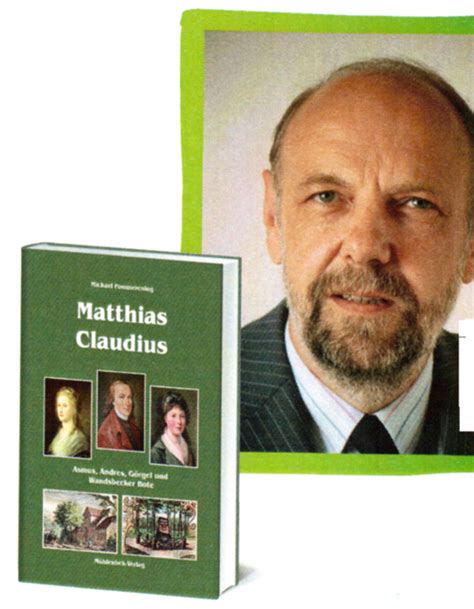 Michael Pommerening Stellt Sein Neues Buch Matthias Claudius Vor