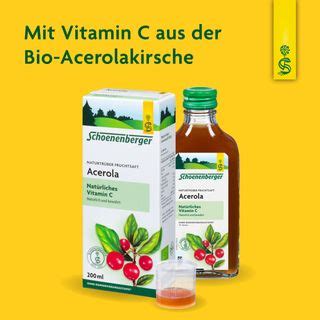 Schoenenberger Acerola Naturtr Ber Fruchtsaft Ml Shop Apotheke