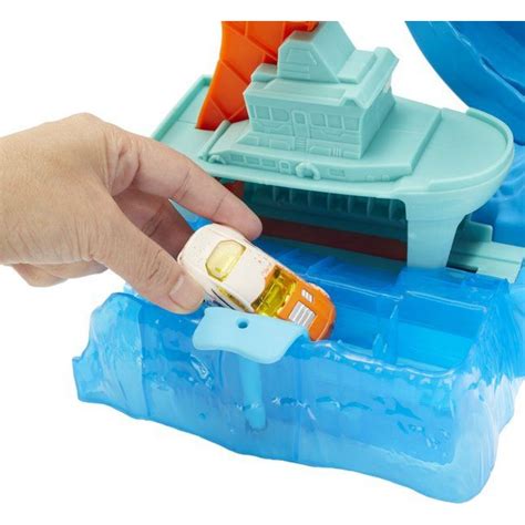 Mattel Hot Wheels city color shifters robo žralok útočí Maxíkovy hračky