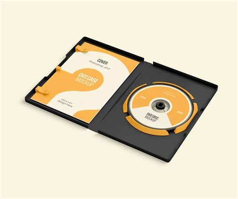 Free Dvd Plastic Case Mockup Psd Set Psfiles