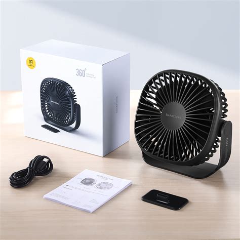 Smartdevil Small Usb Desk Fan Speeds Portable Personal Desktop Table