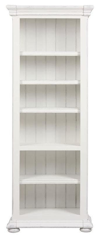 Шкаф книжный открытый узкий "нордик" (Инлавка) белый дерево 70x210x39 ...