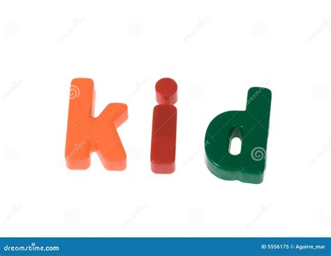 Word The Kid From Blocks Royalty Free Stock Photo Image 5556175