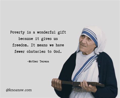 Mother Teresa Quote On Poverty Read More Mother Teresa Quotes Here