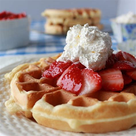 Heavenly Light and Crispy Waffles Recipe | Homemade Food Junkie