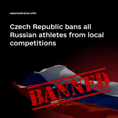 Czech Republic bans all Russian athletes from local competitions - We