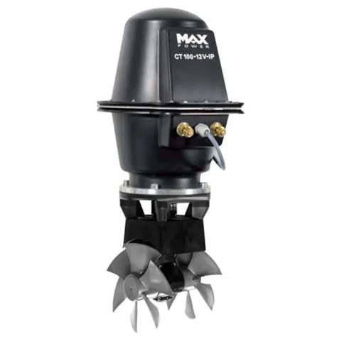 max power ct ip ignition protected electric bow thruster  volts