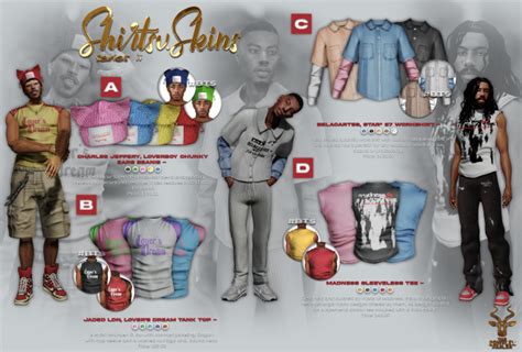 SHIRTS V SKINS 2 Complex Sims On Tumblr