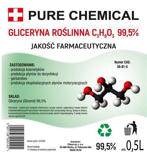 Gliceryna Ml Glikol Ml Purechemical Pl