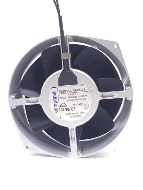 Ebmpapst W2S130 AA25 71 Servidor Ronda AC Fan 115V 41 38W 50 60Hz