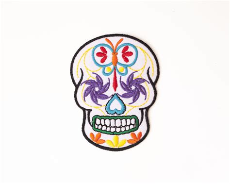 Butterfly Sugar Skull Patch Cybershop Australia