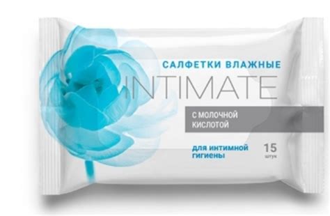 Влажные салфетки для интимной гигиены Soft INTIMATE с молочной кислотой ...