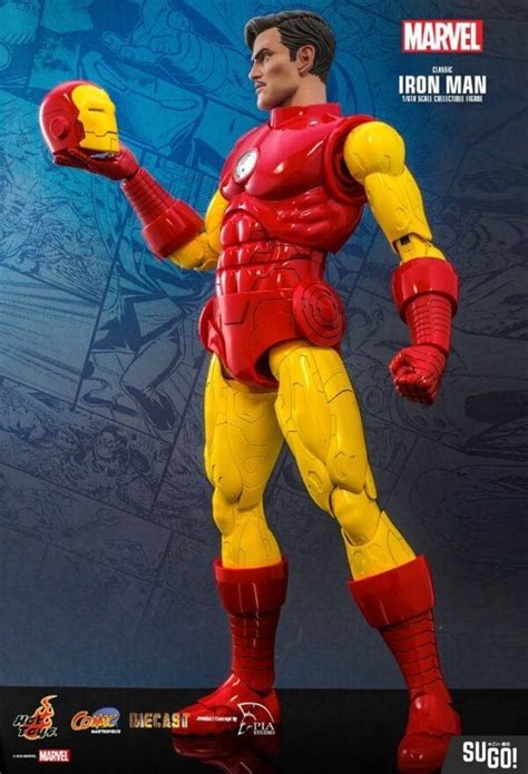 Hk Batch Hot Toys Marvel Comics Classic Iron Man Cms D B Action Figure Special Edition