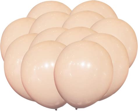 Amazon Pcs Nude Balloons Double Stuffed Balloon In In Latex Balloons Champagne Light