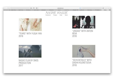 NASHE WEBSITE :: Behance