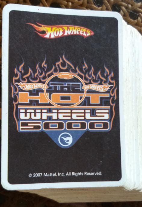 Karte Hot Wheels Avtomobili