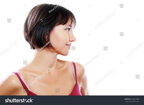 Portrait Beautiful Mature Woman Profile Her Stock Photo Shutterstock