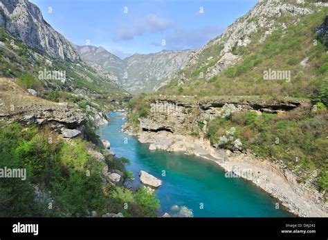 Moraca River Canyon North Of Podgorica Montenegro Stock Photo Alamy