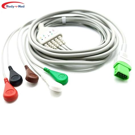 Compatible With Mindray Datascope One Piece 3 Lead 5 Lead ECG Cable