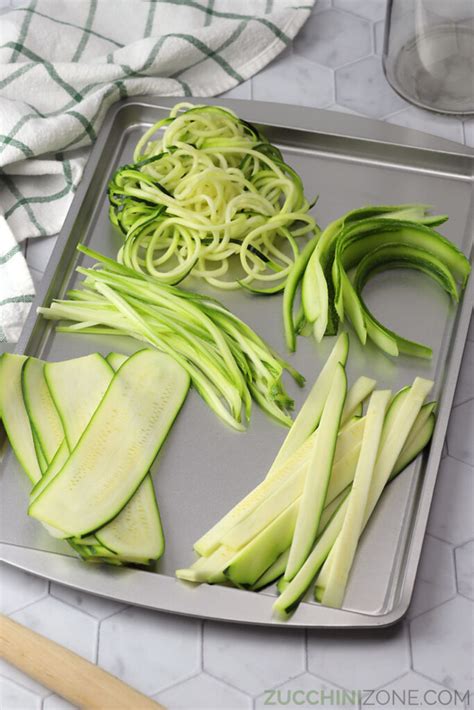 How To Make Zucchini Noodles - Zucchini Zone