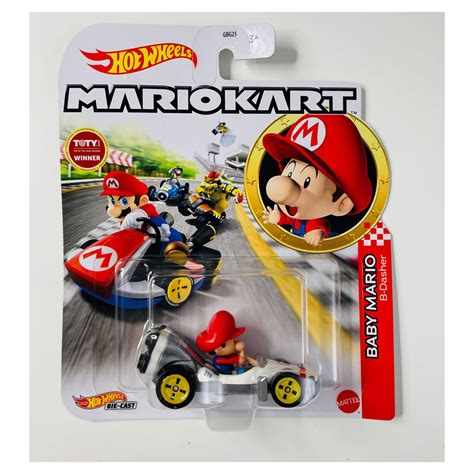 Hot Wheels Mario Kart Baby Mario B Dasher Walmart