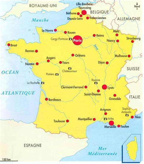 carte de la france ville altoservices