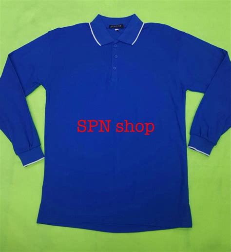 Jual BAJU KAOS KERAH LENGAN PANJANG KAOS WANGKI POLOS SERAGAM KAOS