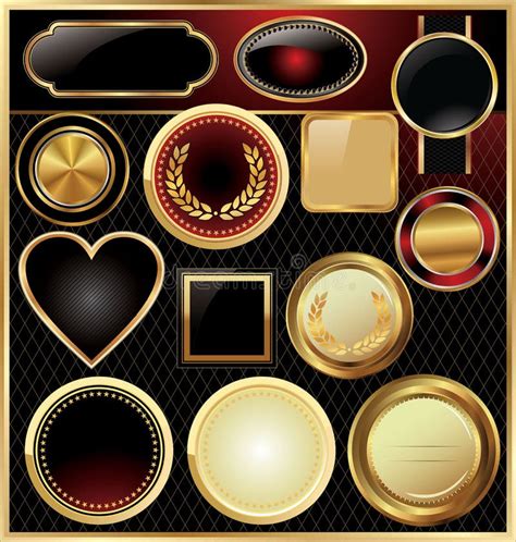 Gold Button Stock Vector Illustration Of Color Luxury 30432704