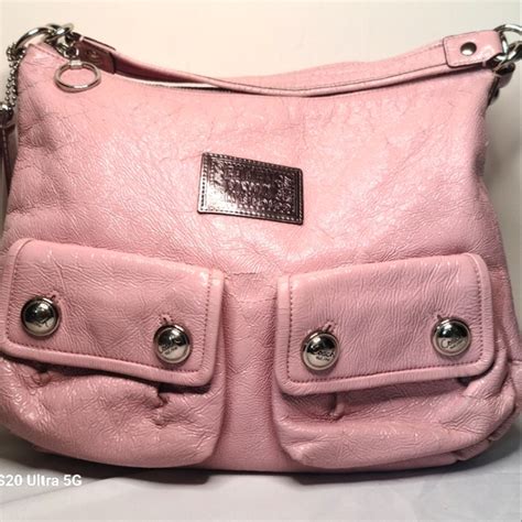 Coach Bags Coach Pink Poppy Swing Hobo Shoulder Bag Poshmark