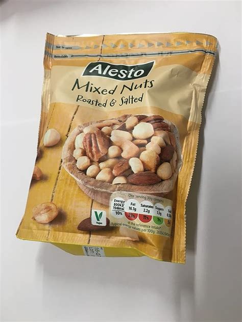 Alesto Mixed Nuts Roasted And Salted 200g Uk Grocery