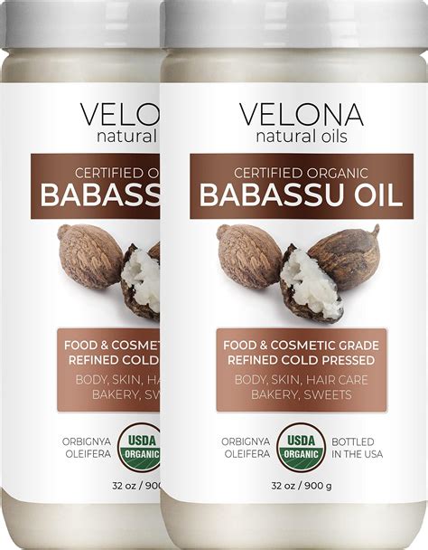 Amazon Velona Babassu Oil USDA Certified Organic 64 Oz 100