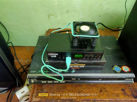 Kipas Pendingin Stb Set Top Box Siap Pakai Tinggal Colok Di Lubang Stb